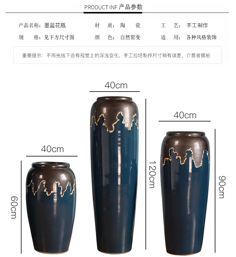 HIGH temperature fired porcelain luxury large outdoor decorative vases