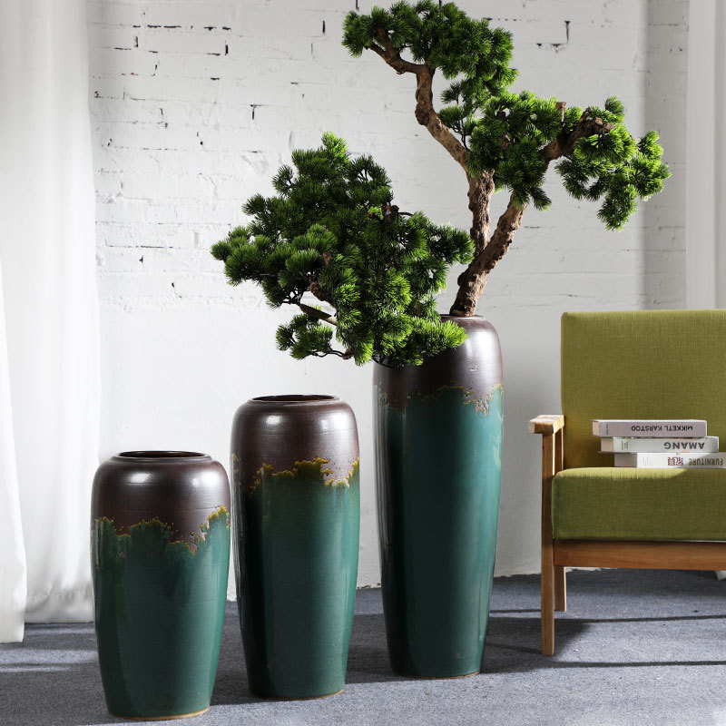 HIGH temperature fired porcelain luxury large outdoor decorative vases