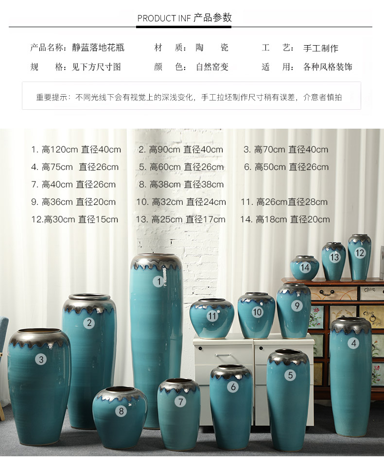HIGH temperature fired porcelain luxury large outdoor decorative vases