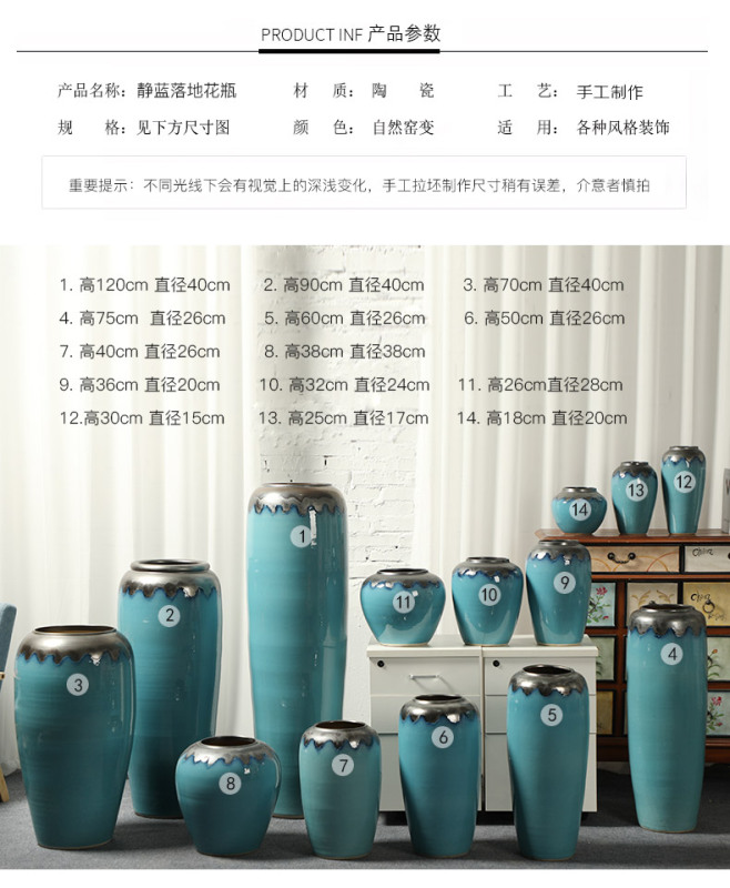 HIGH temperature fired porcelain luxury large outdoor decorative vases