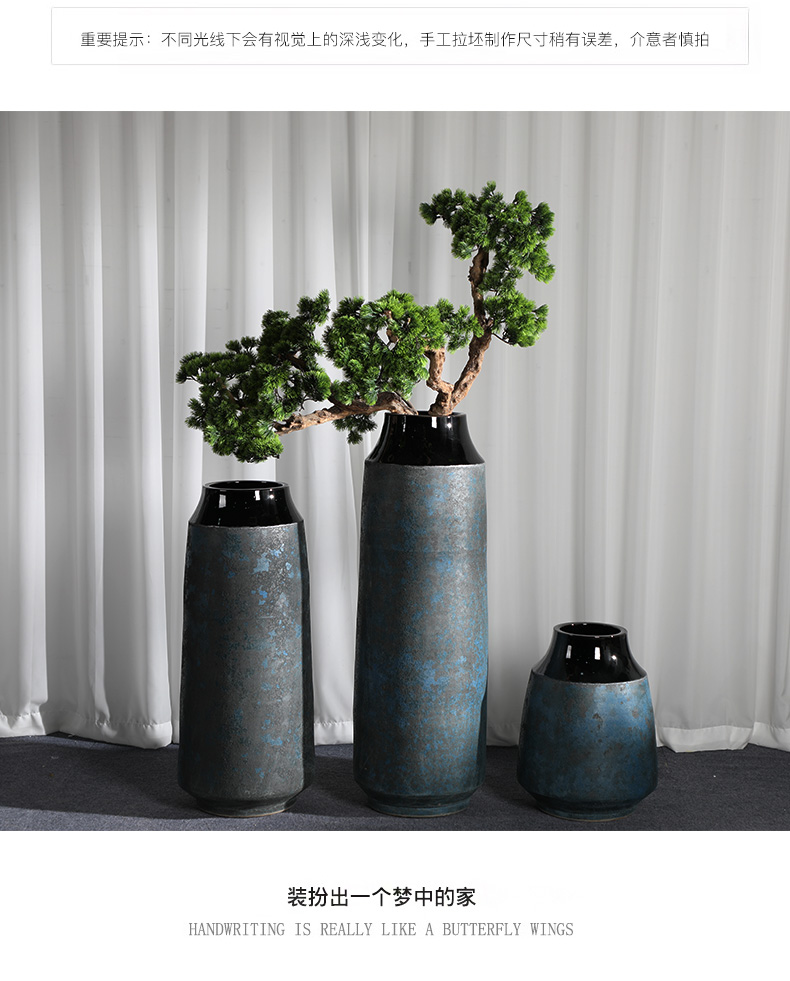 HIGH temperature fired porcelain luxury large outdoor decorative vases