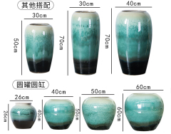HIGH temperature fired porcelain luxury large outdoor decorative vases