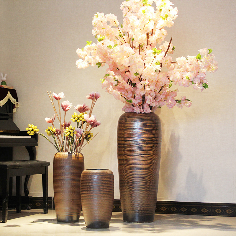 HIGH temperature fired porcelain luxury large outdoor decorative vases
