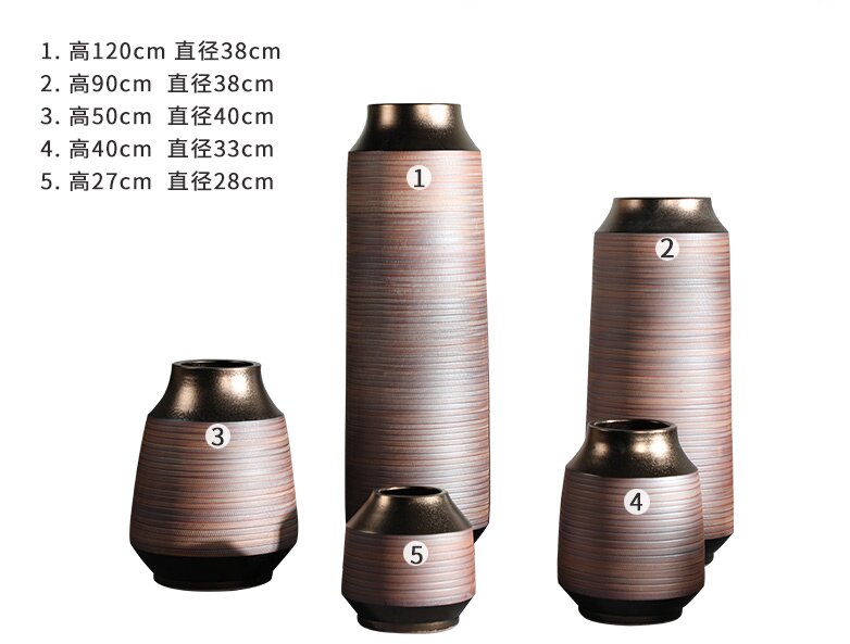 HIGH temperature fired porcelain luxury large outdoor decorative vases