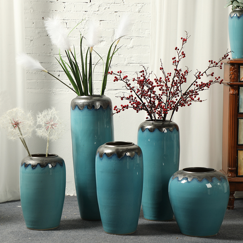 HIGH temperature fired porcelain luxury large outdoor decorative vases,big size vases