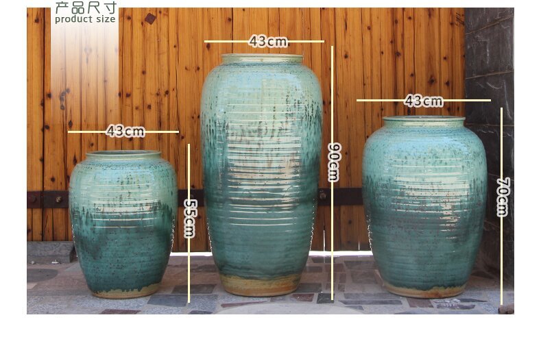 HIGH temperature fired porcelain luxury large outdoor decorative vases
