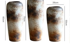 HIGH temperature fired porcelain luxury large outdoor decorative vases