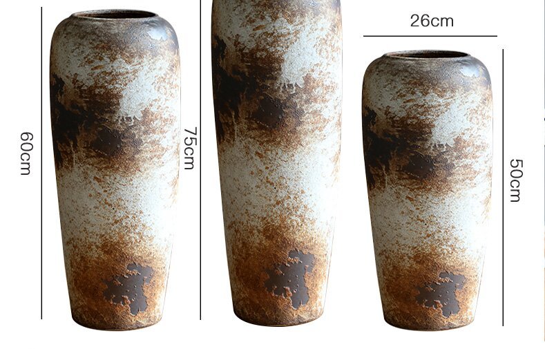 HIGH temperature fired porcelain luxury large outdoor decorative vases