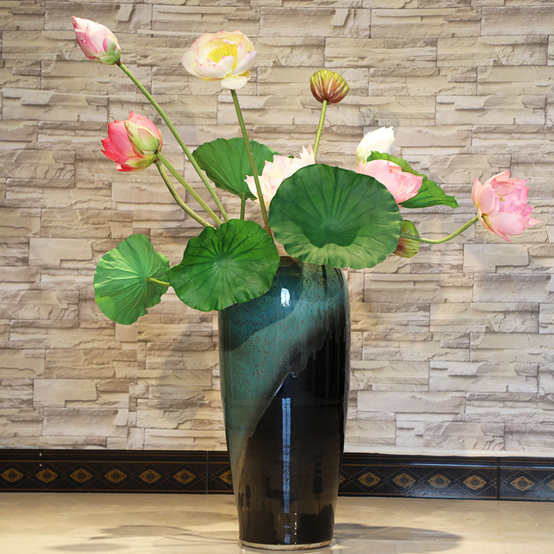 HIGH temperature fired porcelain luxury large outdoor decorative vases