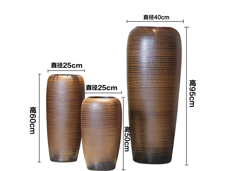 HIGH temperature fired porcelain luxury large outdoor decorative vases