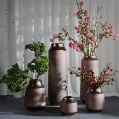 HIGH temperature fired porcelain luxury large outdoor decorative vases