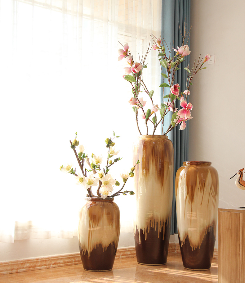 HIGH temperature fired porcelain luxury large outdoor decorative vases