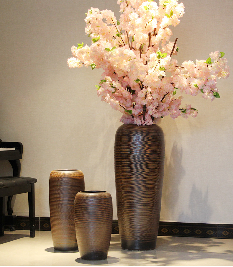 HIGH temperature fired porcelain luxury large outdoor decorative vases