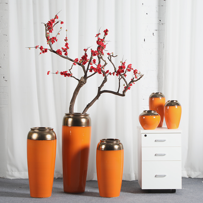 HIGH temperature fired porcelain luxury large outdoor decorative vases
