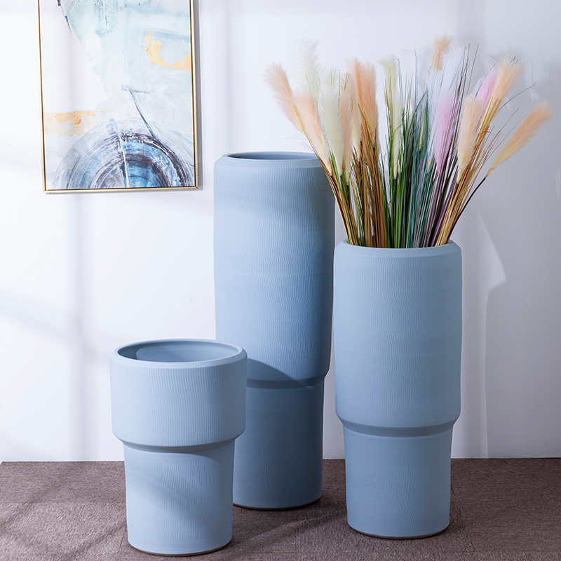 HIGH temperature fired porcelain luxury large outdoor decorative vases