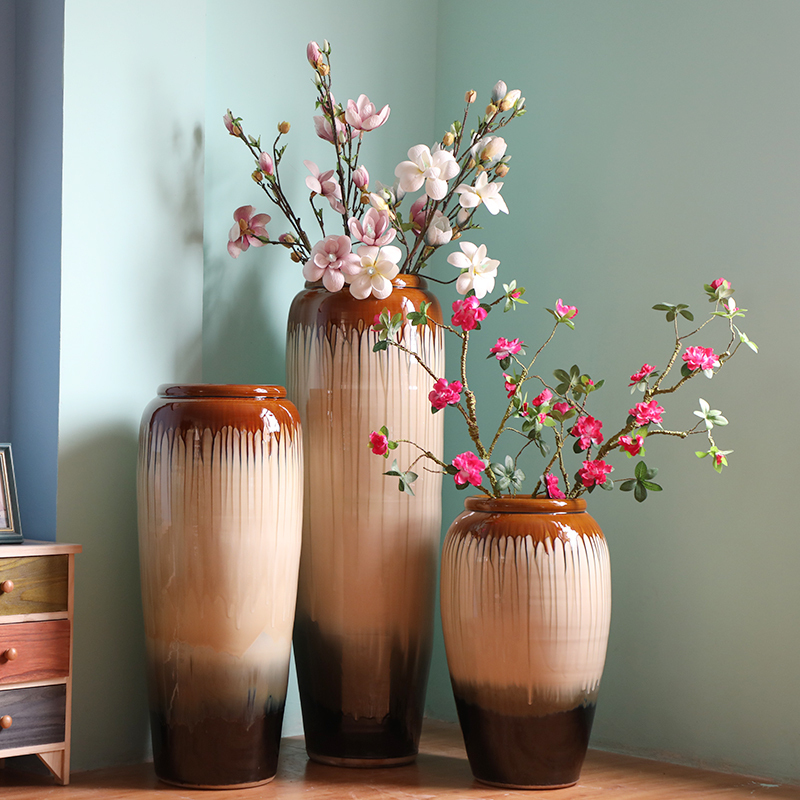 HIGH temperature fired porcelain luxury large outdoor decorative vases