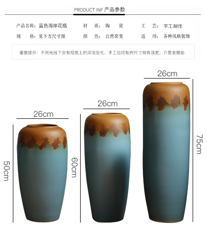 HIGH temperature fired porcelain luxury large outdoor decorative vases