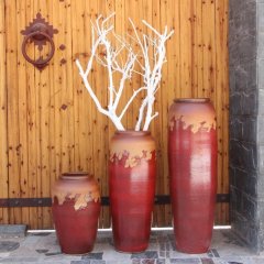 HIGH temperature fired porcelain luxury large outdoor decorative vases