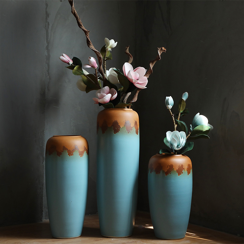 HIGH temperature fired porcelain luxury large outdoor decorative vases