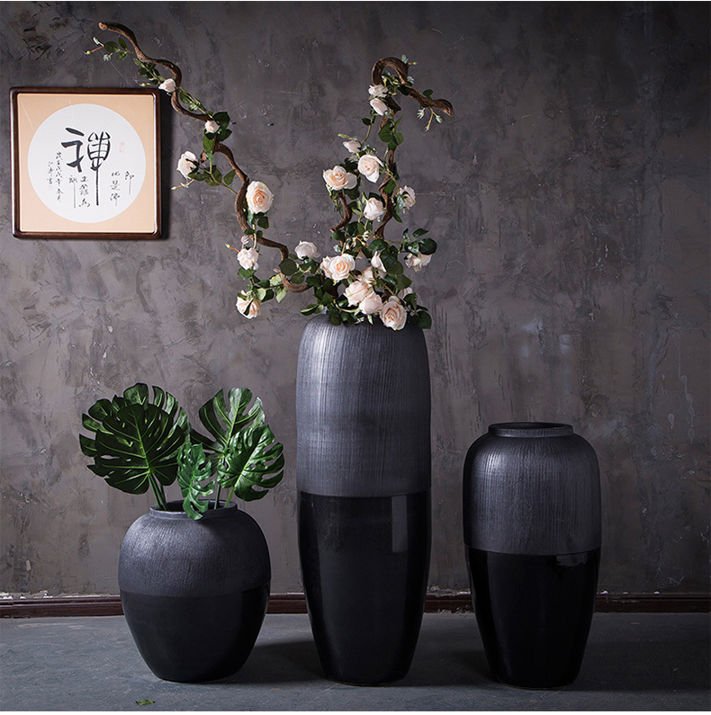HIGH temperature fired porcelain luxury large outdoor decorative vases