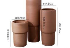 HIGH temperature fired porcelain luxury large outdoor decorative vases