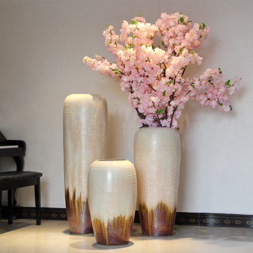 HIGH temperature fired porcelain luxury large outdoor decorative vases