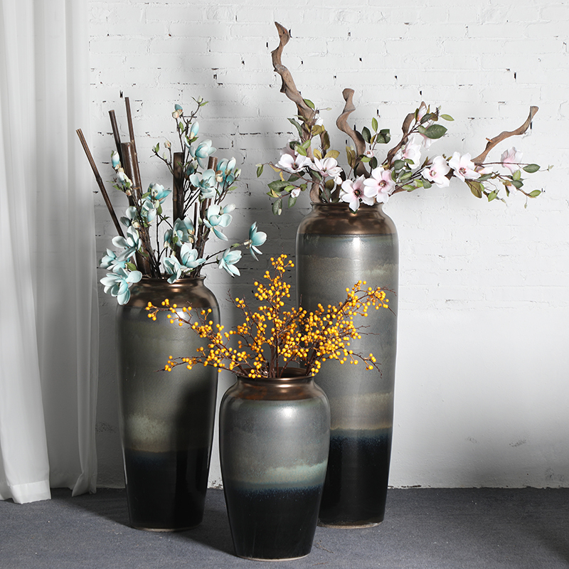 HIGH temperature fired porcelain luxury large outdoor decorative vases