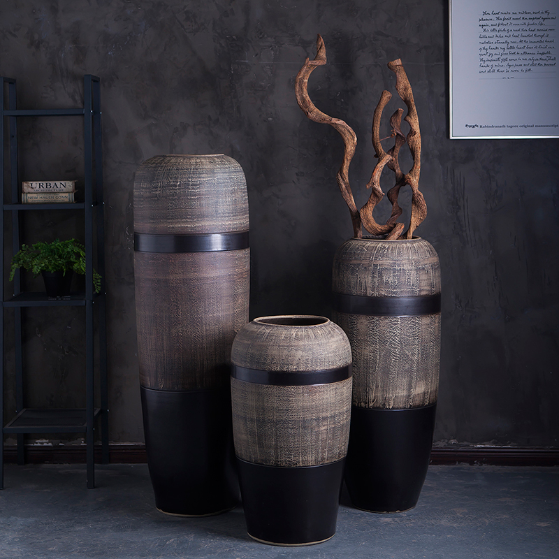 HIGH temperature fired porcelain luxury large outdoor decorative vases