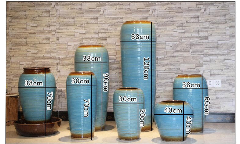 HIGH temperature fired porcelain luxury large outdoor decorative vases