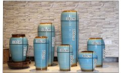 HIGH temperature fired porcelain luxury large outdoor decorative vases