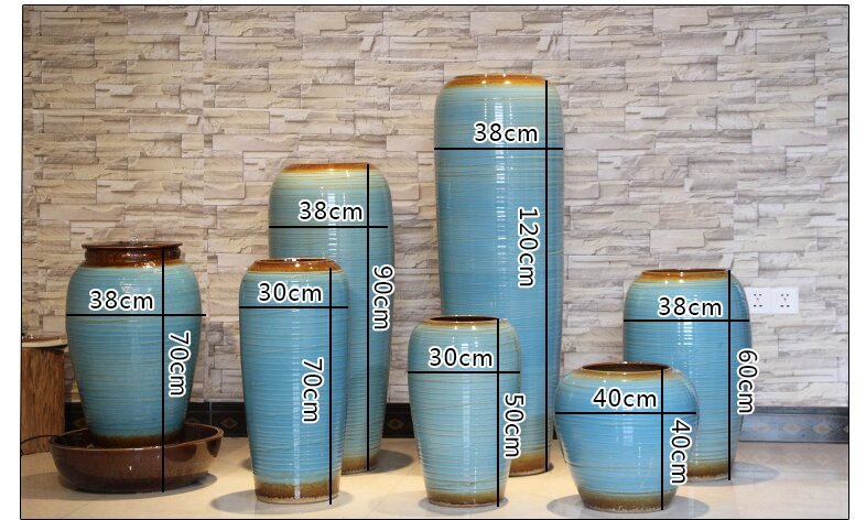 HIGH temperature fired porcelain luxury large outdoor decorative vases