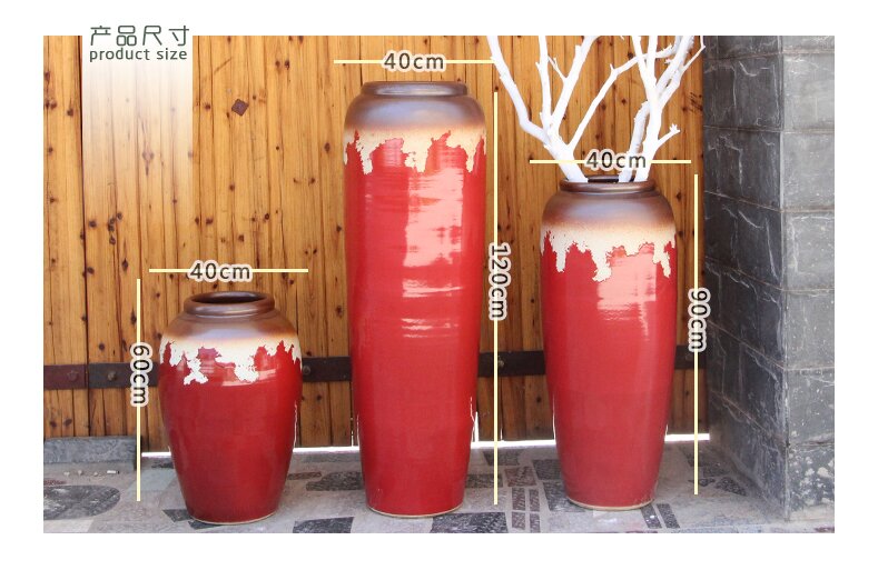 HIGH temperature fired porcelain luxury large outdoor decorative vases