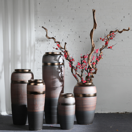HIGH temperature fired porcelain luxury large outdoor decorative vases