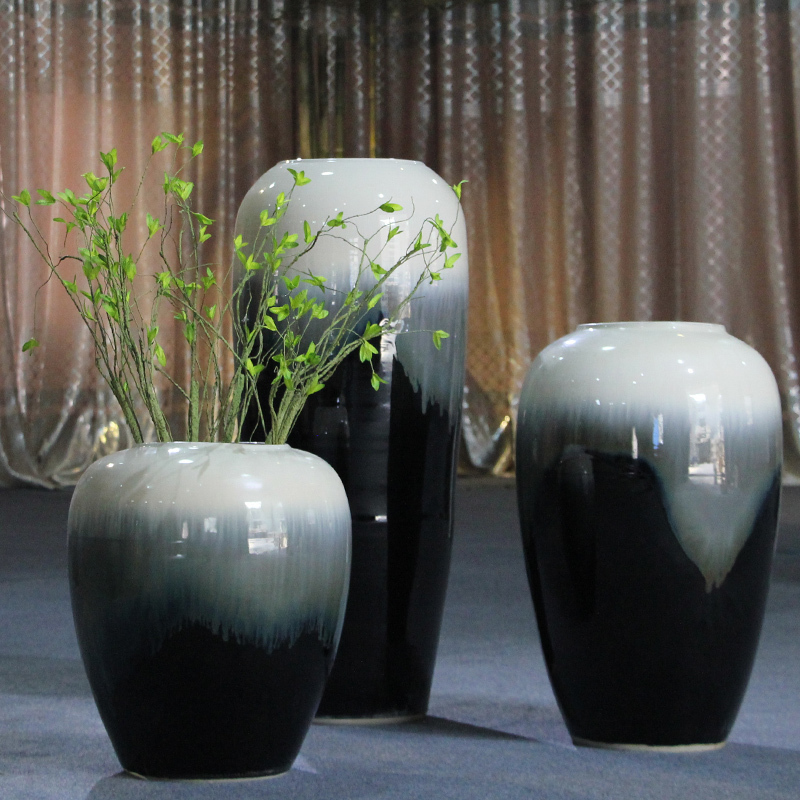HIGH temperature fired porcelain luxury large outdoor decorative vases