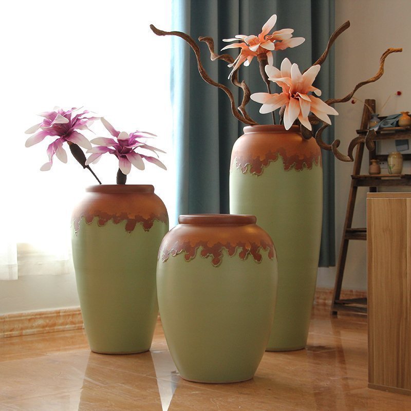 HIGH temperature fired porcelain luxury large outdoor decorative vases