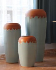 HIGH temperature fired porcelain luxury large outdoor decorative vases