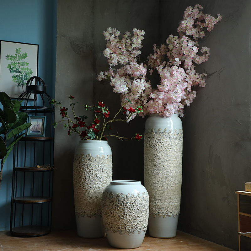 HIGH temperature fired porcelain luxury large outdoor decorative vases