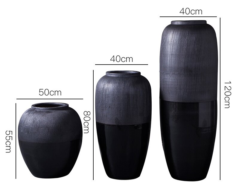 HIGH temperature fired porcelain luxury large outdoor decorative vases