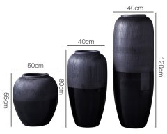 HIGH temperature fired porcelain luxury large outdoor decorative vases