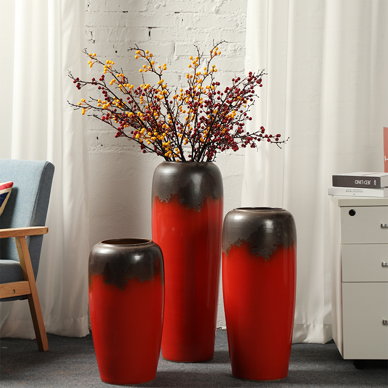 HIGH temperature fired porcelain luxury large outdoor decorative vases