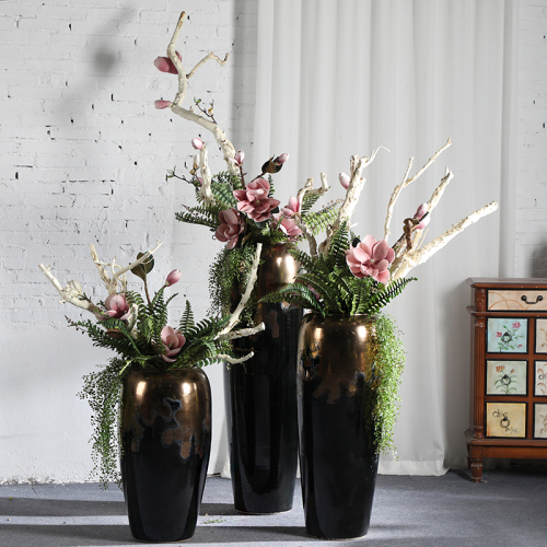 HIGH temperature fired porcelain luxury large outdoor decorative vases