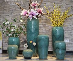 HIGH temperature fired porcelain luxury large outdoor decorative vases
