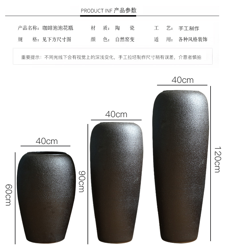 HIGH temperature fired porcelain luxury large outdoor decorative vases