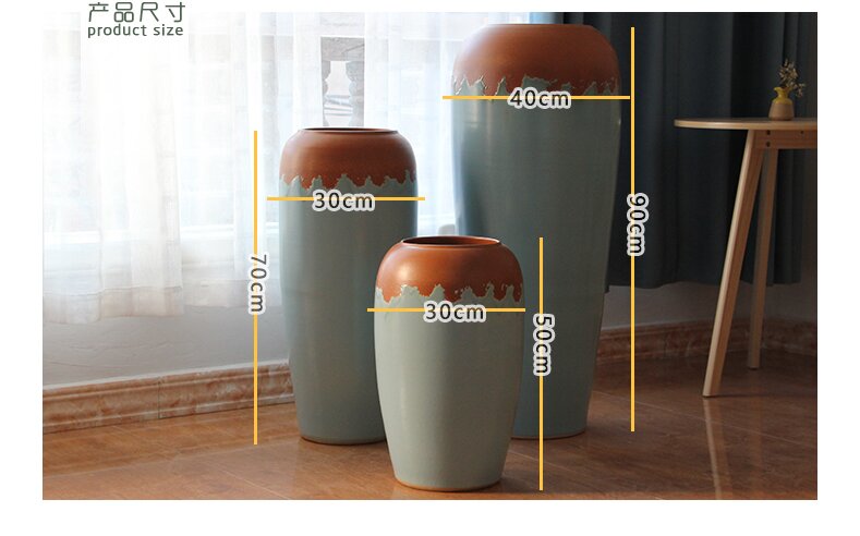 HIGH temperature fired porcelain luxury large outdoor decorative vases