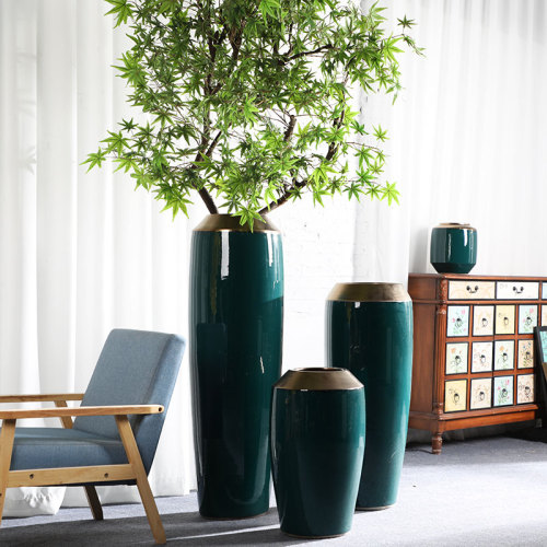 HIGH temperature fired porcelain luxury large outdoor decorative vases