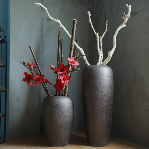 HIGH temperature fired porcelain luxury large outdoor decorative vases