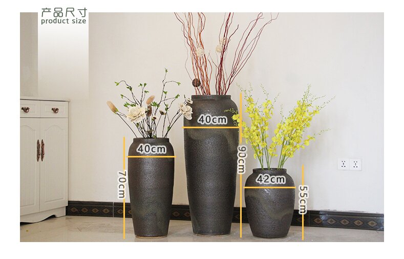 HIGH temperature fired porcelain luxury large outdoor decorative vases