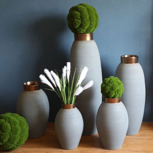 HIGH temperature fired porcelain luxury large outdoor decorative vases