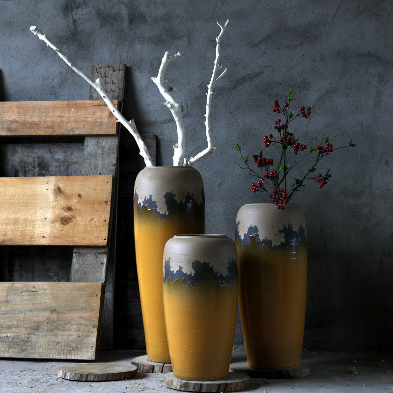 HIGH temperature fired porcelain luxury large outdoor decorative vases