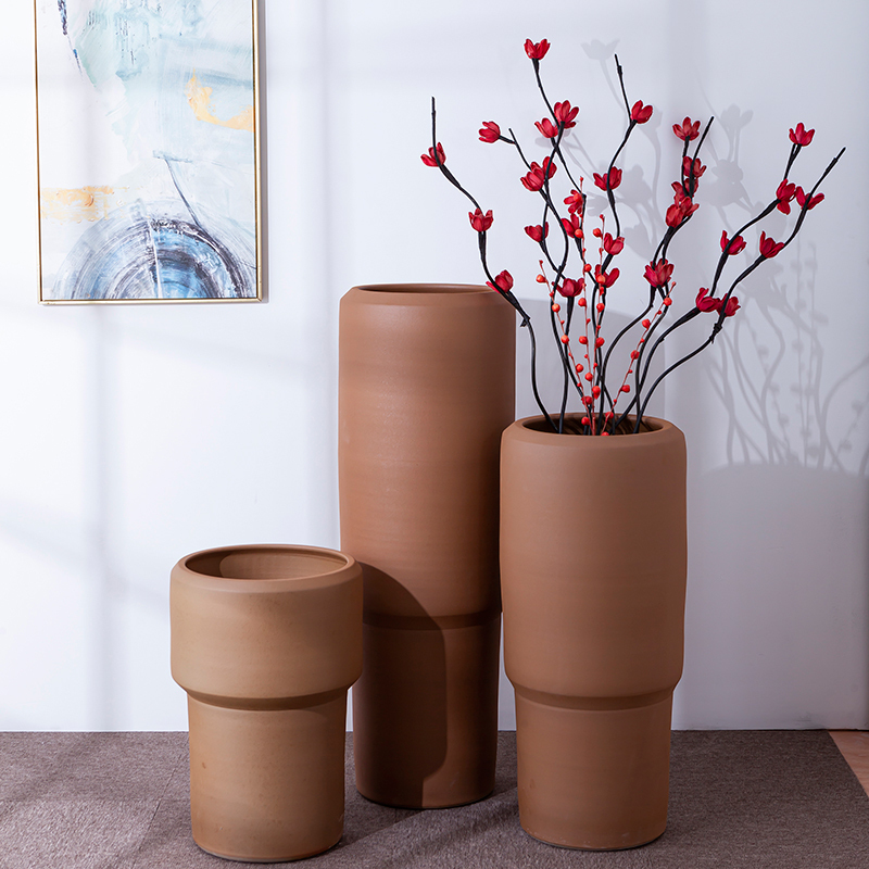 HIGH temperature fired porcelain luxury large outdoor decorative vases